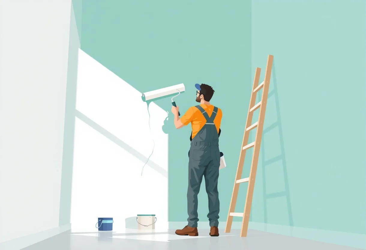 Peintre Saint-Jean 31240 en intervention sur un chantier