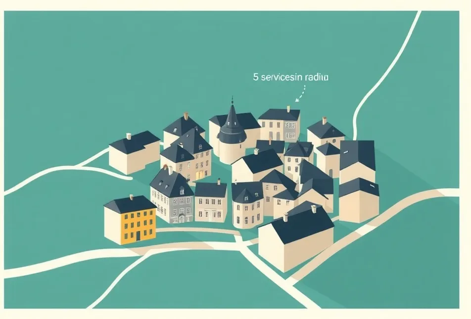 Carte du secteur d'intervention autour de Saint-Jean (31240)
